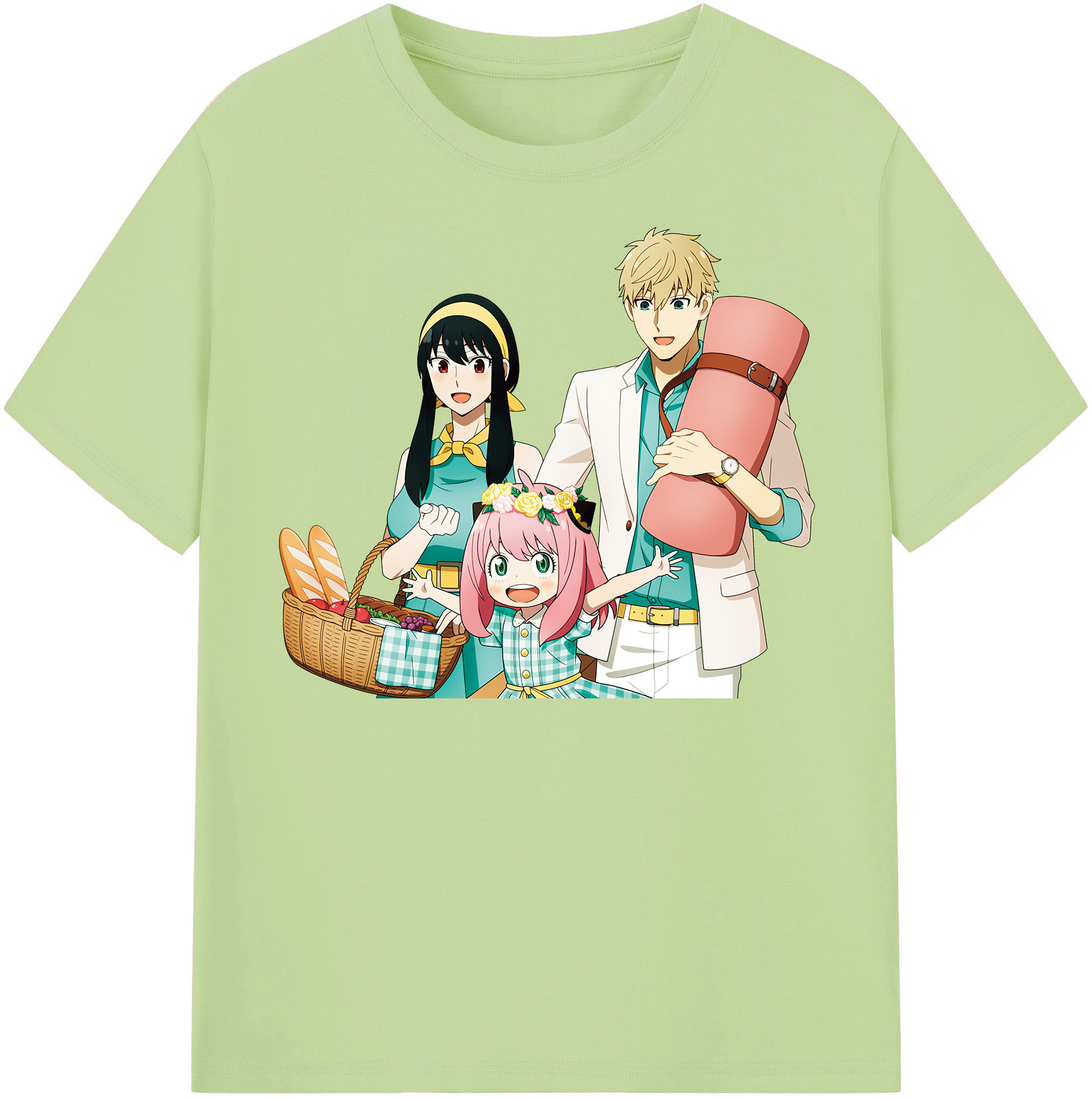 （画像用） SPY×FAMILY间谍家家酒 綿100％半袖Tシャツ（フロントプリント）